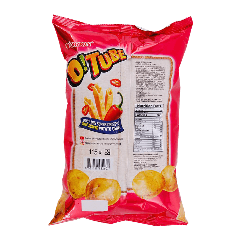 O! Tube Sweet Chilli 4.06oz(115g) - H Mart O! Tube Sweet Chilli 4.06oz(115g) - H Mart