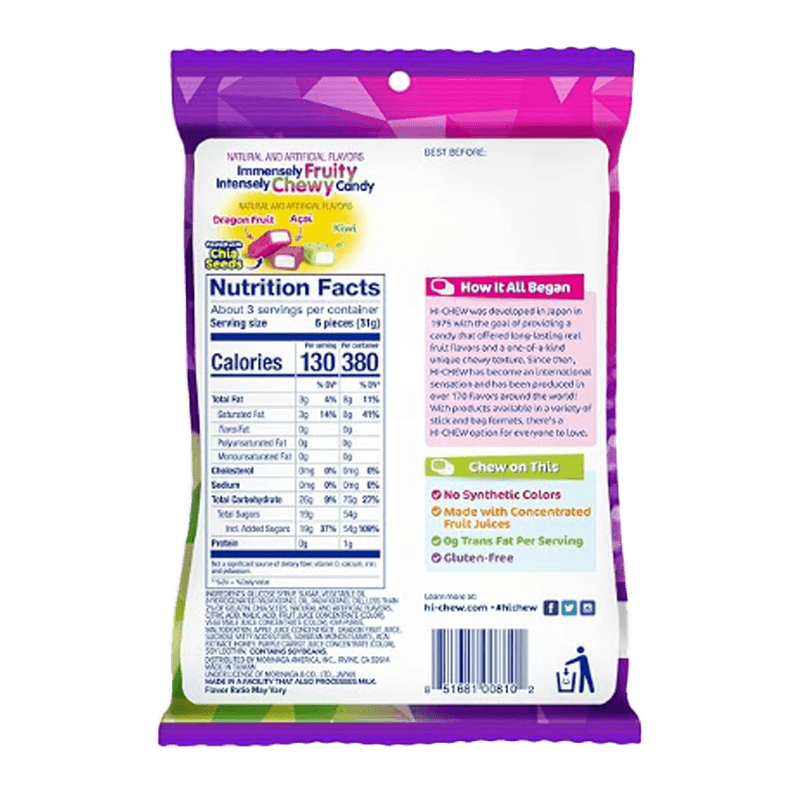 MORINAGA-HI-CHEW-SUPERFRUITS-MIX-3.17OZ--90G--6-모리나가-슈퍼과일-캔디-믹스