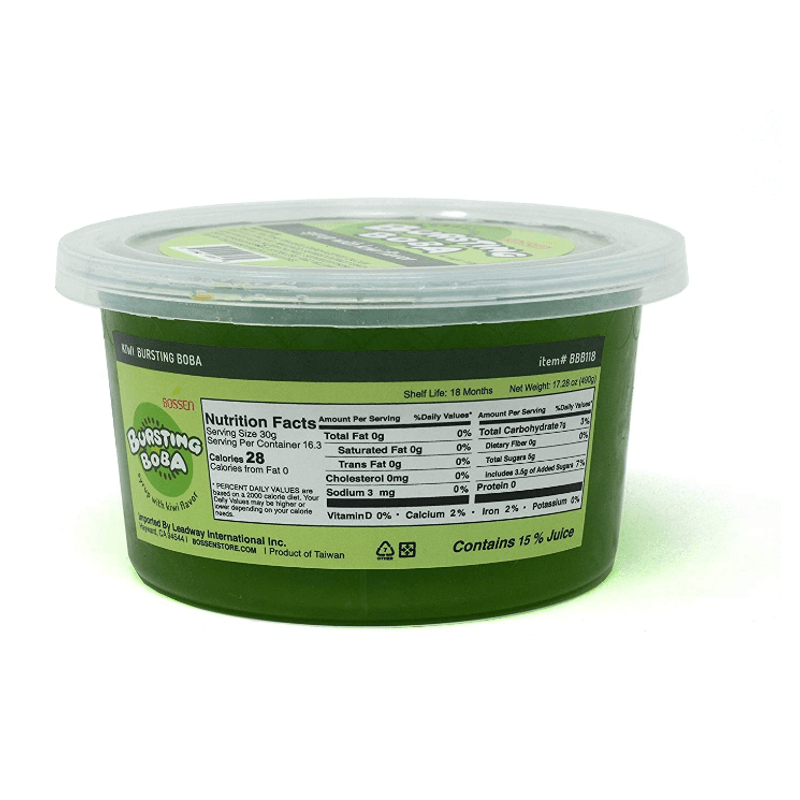 Buy Bossen BBB118 Bursting Boba Pure (S) Kiwi 490g | HMart