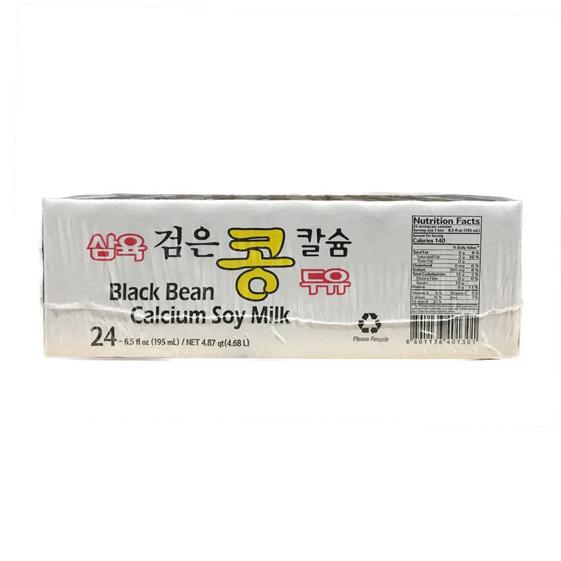 SAHMYOOK-SOYMILK-WITH-BLACK-BEAN-CALCIUM-6.5OZ-190ML--24-4-삼육-검은콩칼슘두유