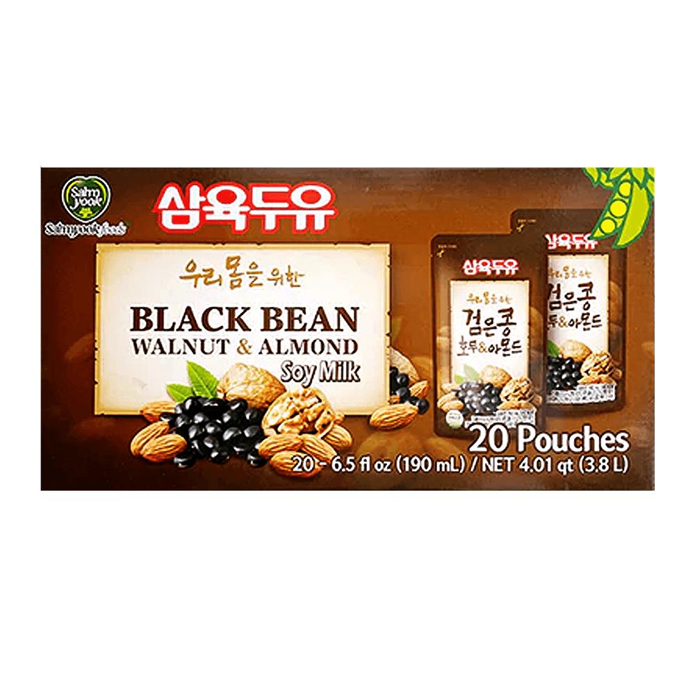 Buy Samyook Soymilk with Black Bean, Walnut & Almond Pouches 6.42