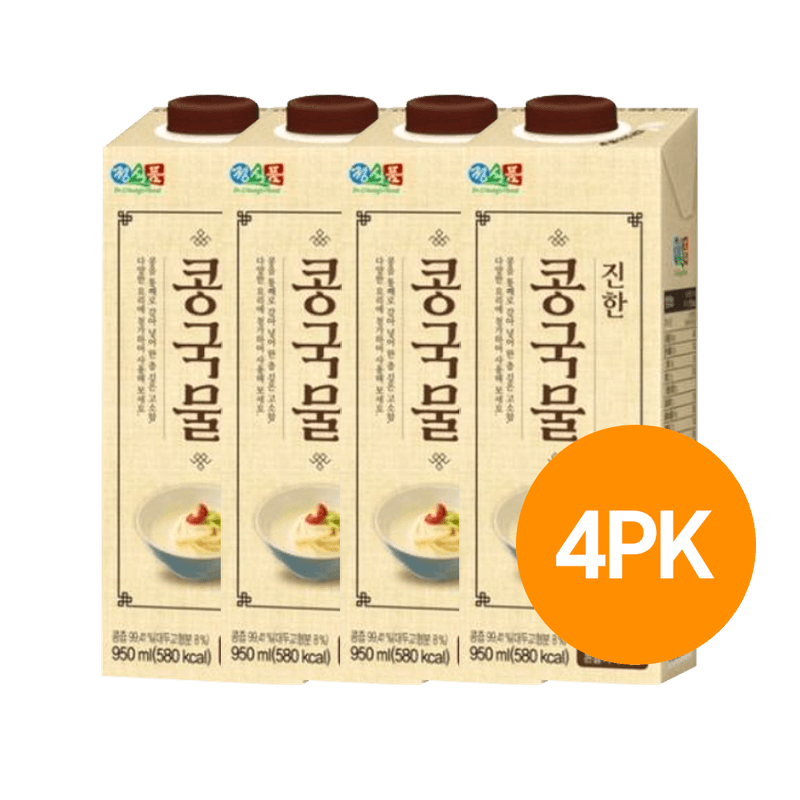 DR.-J-VEGEMIL-PLAIN-RICH-SOY-SOUP-950ML-4-3-정식품-콩국물-4팩-기획세트--HMART-40주년-기획-