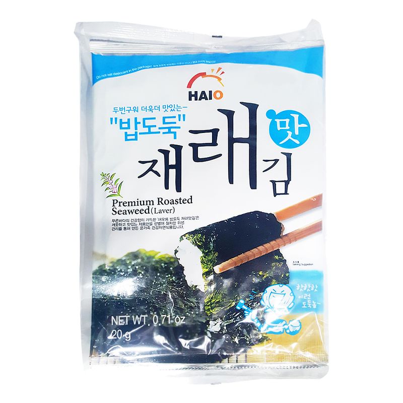 HOR-PREMIUM-ROASTED-SEAWEED-2.8OZ-5SHT-4PK--24-해오름-밥도둑-재래-전장김NEW--