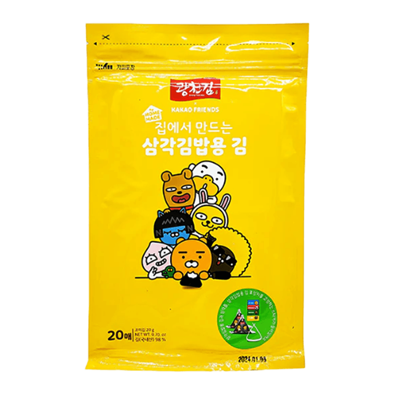 KC-KAKAO-FRIENDS-ROASTED-KIMBAB-SEAWEED--W--FRAME--0.7OZ-20G--20매-20-광천-카카오-삼각김밥김-유틀-