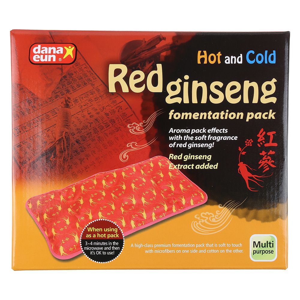 Red Ginseng Massage Reusable Pack, Flexible Hot or Cold - H Mart