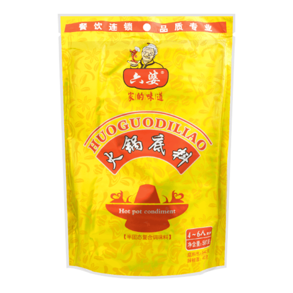 Liupo Hot Pot Spicy Soup Base (Yellow) 20.46oz(580g)