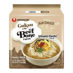 Korean Banquet Noodle With Beef Bone Extract 3.24oz(92g) X 4 Packs