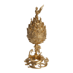 [SMART DIRECT] Gilt-bronze incense burner of Baekje Miniature