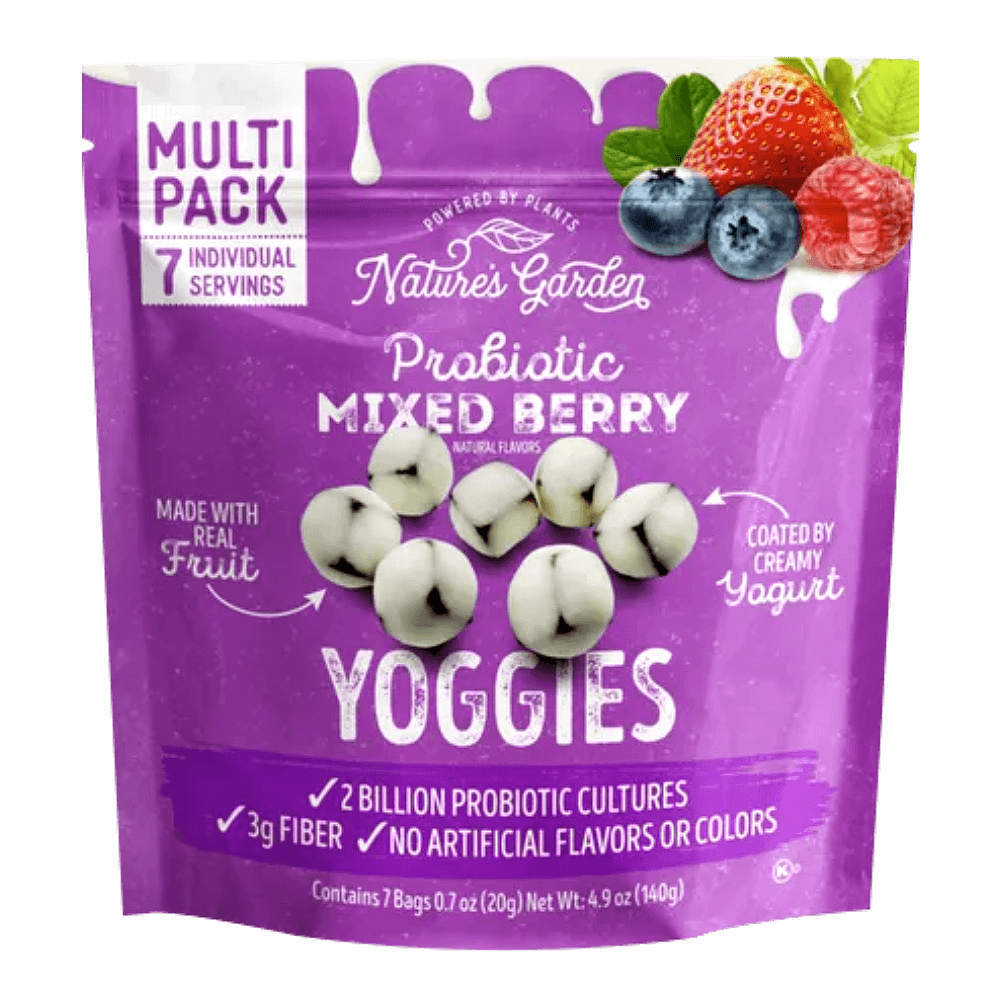 Buy Nature's Garden Probiotic Mixed Berry Yogies 4.9oz (139g