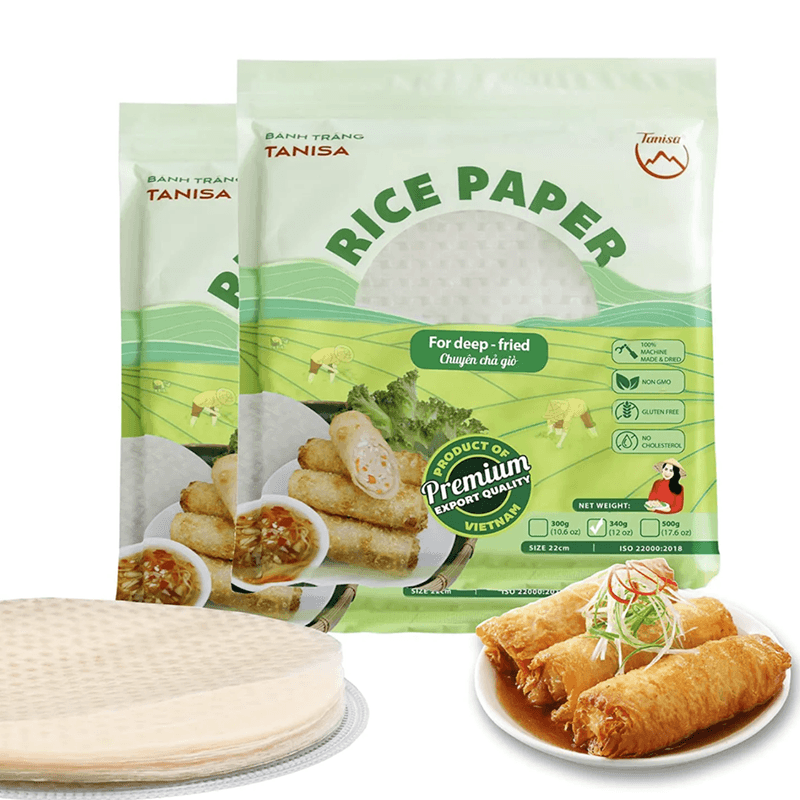 TANISA-RICE-PAPER-FOR-DEEP-FRIED--SIZE-22CM--17.6OZ-500G--40-타니사-타니사