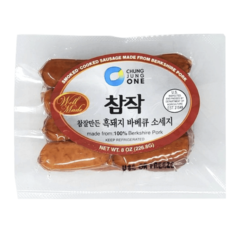 CJO-COCKTAIL-SMOKED-SAUSAGE-HOT-8OZ-32-청정원-참작-흑돼지-바베큐소세지-매운맛-냉장-