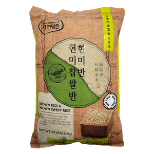 Brown Rice & Brown Sweet Rice 15lb