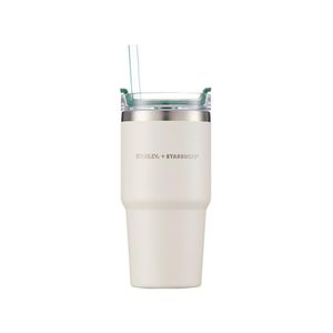 [SMART DIRECT] Cream Stanley Quencher Tumbler 591ml