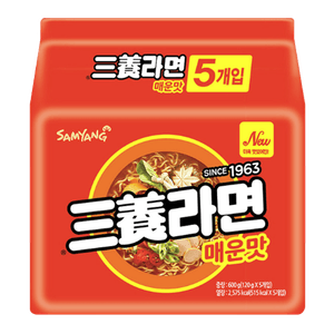 Ramen Spicy Flavor 4.23oz(120g) 5 Packs