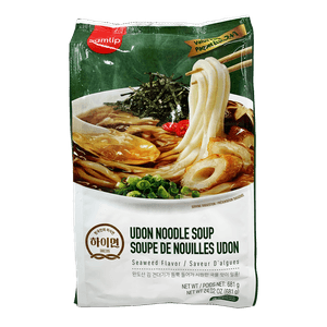 Himyon Seaweed Udon Noodle 2+1 Value Pack 24.02oz(681g) 3 Packs
