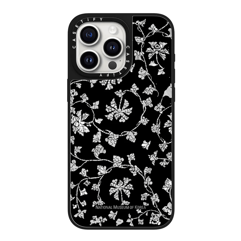 Buy NMK White Peony and Plum Blossom Nacre Case - iPhone 15 Pro