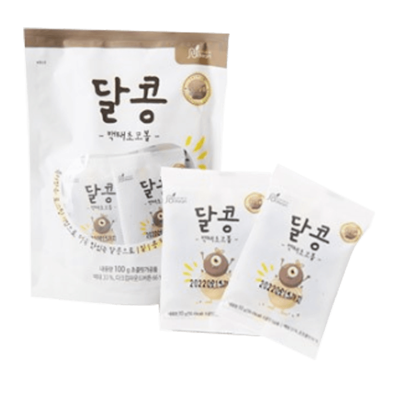 GW DALKONG SOYBEAN CHOCOBALL 3.52OZ(100G)/30 푸른솔 달콩 백태 초코볼