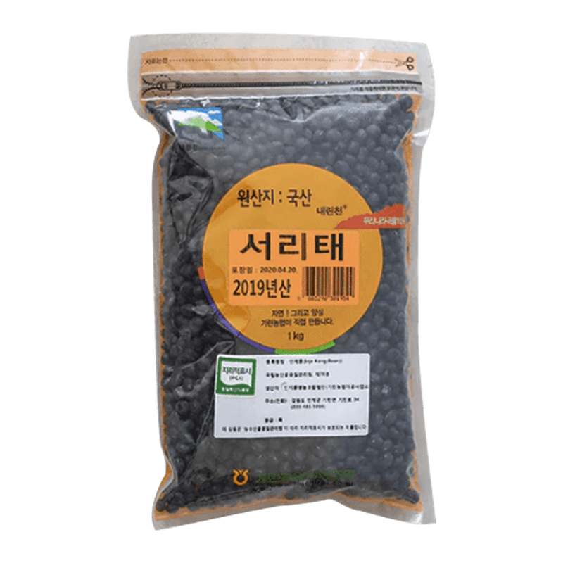 GW BLACK BEAN 2.2LB(1KG)/16 강원 기린농협 서리태