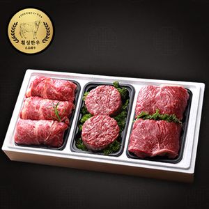 [名品] 구이정육세트 1.8kg(등심 600g+불고기 600g+국거리 600g/1등급이상)