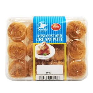 Mini Cream Puff 12pc. 4.44 OZ(126G)
