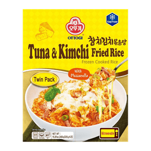 Frozen Cooked Rice Tuna & Kimchi Fried Rice with Mozzarella 15.87oz(450g)