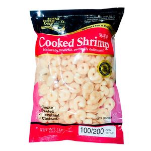 Frozen Cooked Shrimp 100/200 1lb(454g)