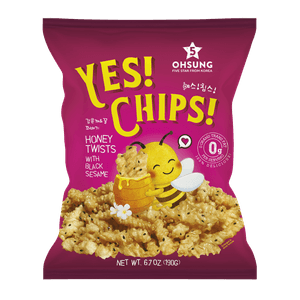 YES CHIPS HONEY TWIST SNACK 6.7OZ(190G)