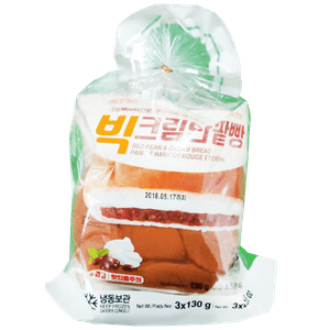 Red Bean&cream Bread 4.58oz(130g) 3pcs