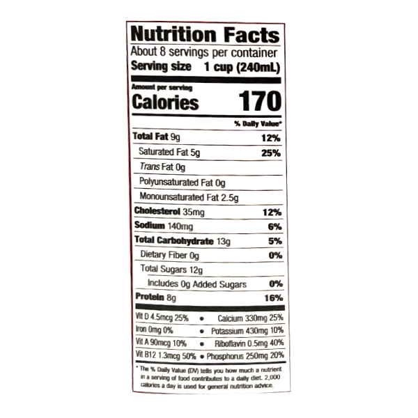 Organic-Whole-Milk-64fz-nutrition