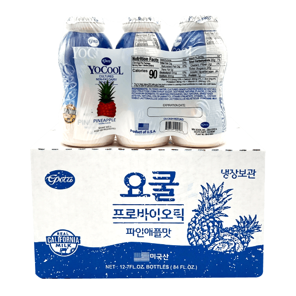 YOCOOL-PINEAPPLE-BOX-7FLOZ-207ml--x12-Bottles