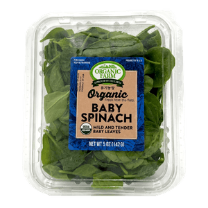 Organic Baby Spinach Clamshell 5OZ