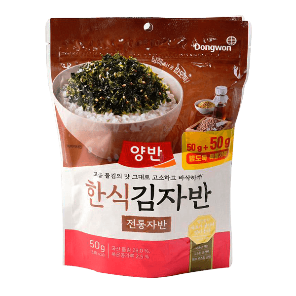 DW-STIR-FRIED-SEASONED-GREEN-LAVER-2PK-1.76-OZ--50G---12-동원-양반-한식-김자반-전통자반-기획-2입