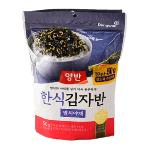 Seasoned Laver(GIM) Furikake Anchovy & Vegetable 1.76OZ(50G) X 2 PACK