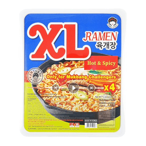 AJUMMA-REPUBLIC-XL-RAMEN-HOT-SPICY-12.87-OZ-365G--6-아줌마-리퍼블릭-XL라면-육개장