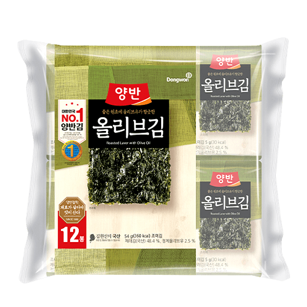 DW-ROASRED-SEAWEED-WITH-OLIVE-OIL-12P-1.9-OZ--54G--10-동원-올리브김