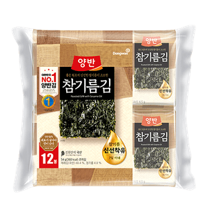 Roasted Laver with Sesame Oil 1.9OZ(54G) X 12 Pack