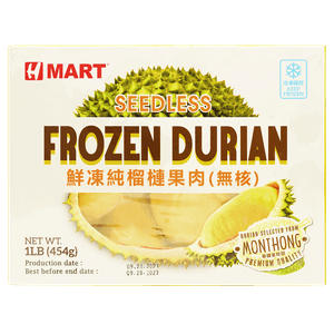Frozen Monthong Durian (Seedless) 16oz