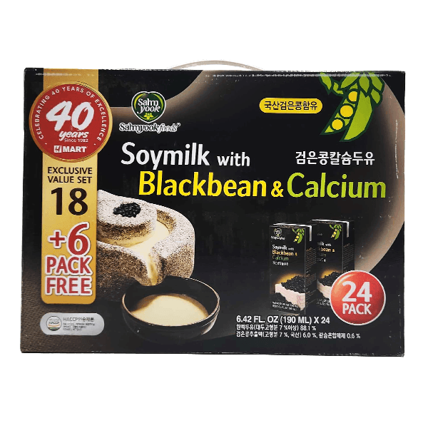 SAHMYOOK-SOYMILK-WITH-BLACK-BEAN-CALCIUM-6.5OZ-190ML--24-4-삼육-검은콩칼슘두유-40주년