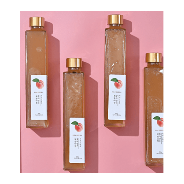 トライアルセット・サンプル peach PEACH SYRUP 8.81 OZ (250G) - H Mart