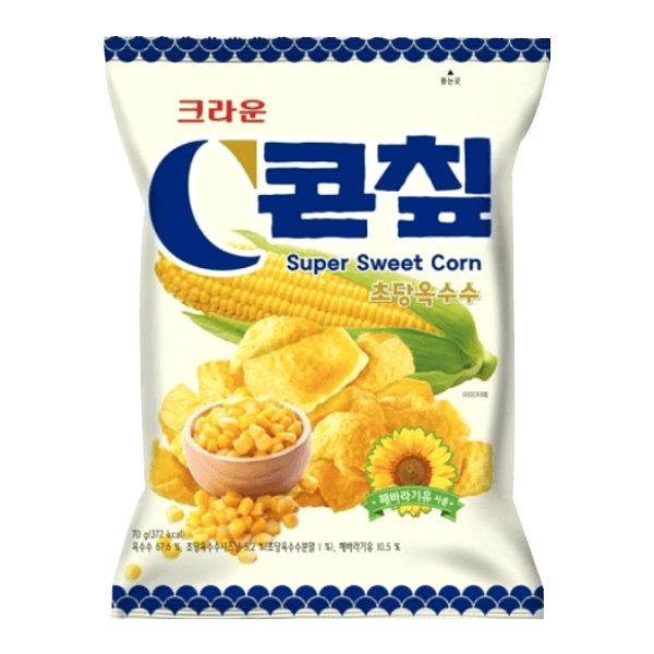 Corn Chips Super Sweet Corn 5.22oz(148g) - H Mart