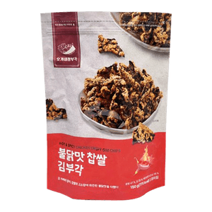 Glutinous Rice & Spicy (Buldak) Seaweed Chips 5.29 Oz (150g)