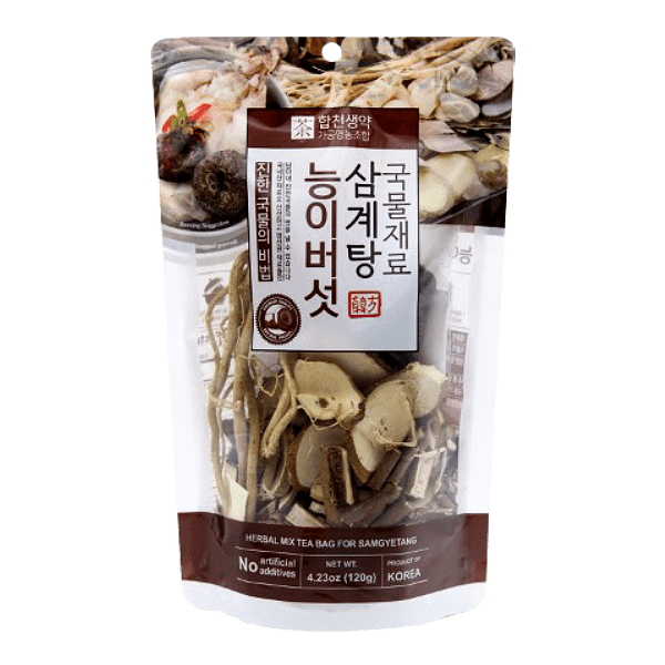 SANGRIME-HERBAL-MIX-TEA-BAG-FOR-SAMGYETANG-3.52-OZ--100G--10-합천생약-능이버섯-삼계탕-국물재료