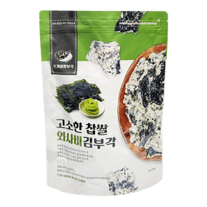 Glutinous Rice & Wasabi Seaweed Chips 5.29 Oz (150g)