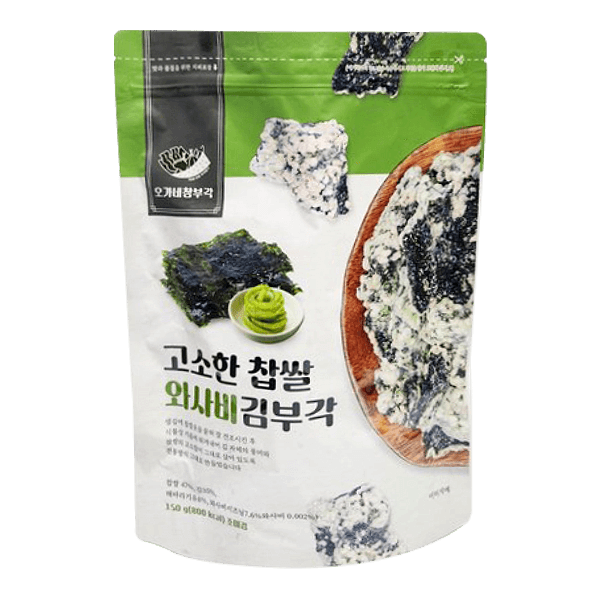 OGANE-GLUTINOUS-RICE---WASABI-SEAWEED-CHIPS-5.29-OZ--150G--30-오가네-찹쌀-김부각-와사비맛