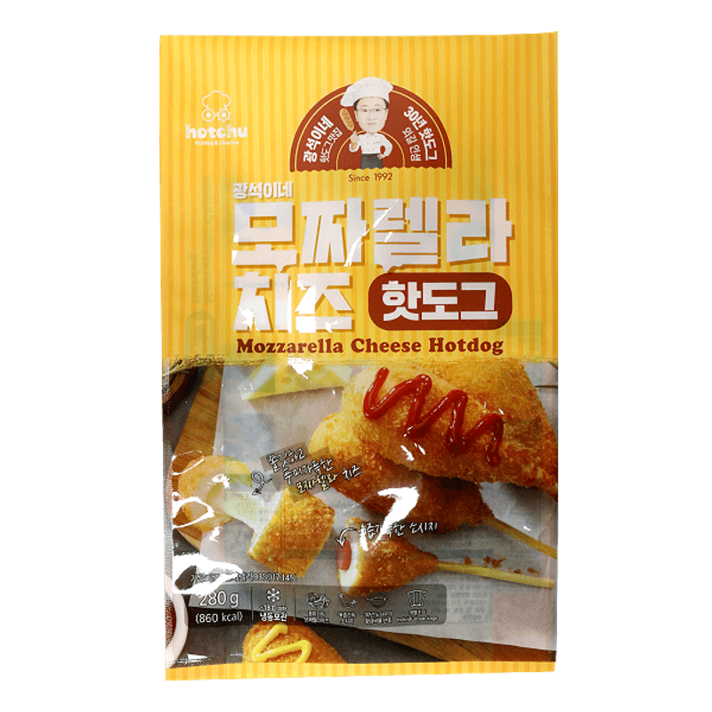 新品☆韓国限定 チュンシク チュンシギ MARITHEFRANCOIS Mozzarella Cheese Corndogs (Fish Sausage) 9.87 Oz (280g)/24 - H Mart
