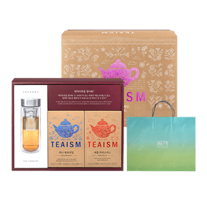 Teaism Tea Set With Tumbler(Apple Hibiscus,honey Chamomile) 0.59oz(17g)