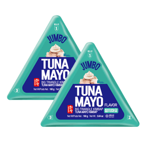 Jumbo Tuna Mayo Flavor Big Triangle Kimbap 5.64 Oz (160g) X 2 Ea