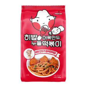 Heebab Noodle Tteokbokki With Fish Cake Dumpling 17.28 Oz (490g)