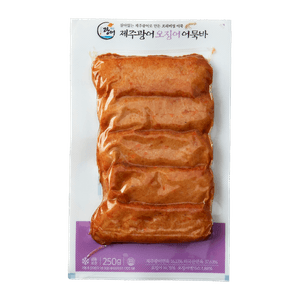 Jeju Flounder Fish-Cake Bar With Squid 8.81 Oz (250g)