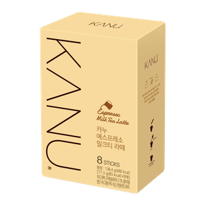 Maxim Kanu Espresso Milk Tea Latte 8 Sticks 4.88 Oz (138.4g)